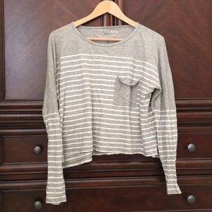 Striped Dolman top. reserved for trade!